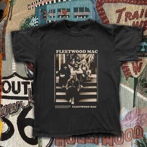 Black Fleetwood Mac Band Tee Bandtee